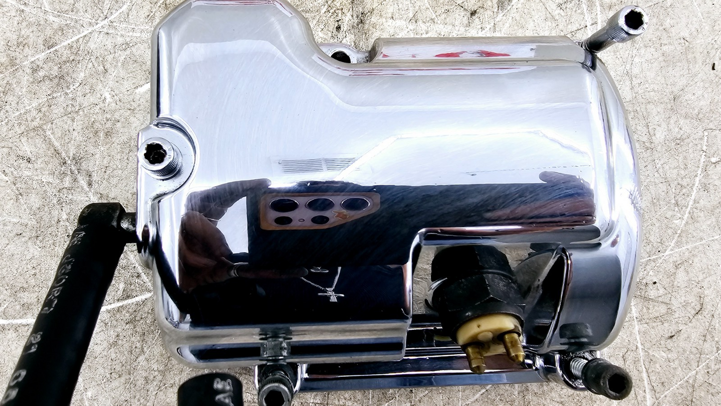 2000 HARLEY ELECTRA GLIDE Chrome Transmission Top Case Cover 34543-00