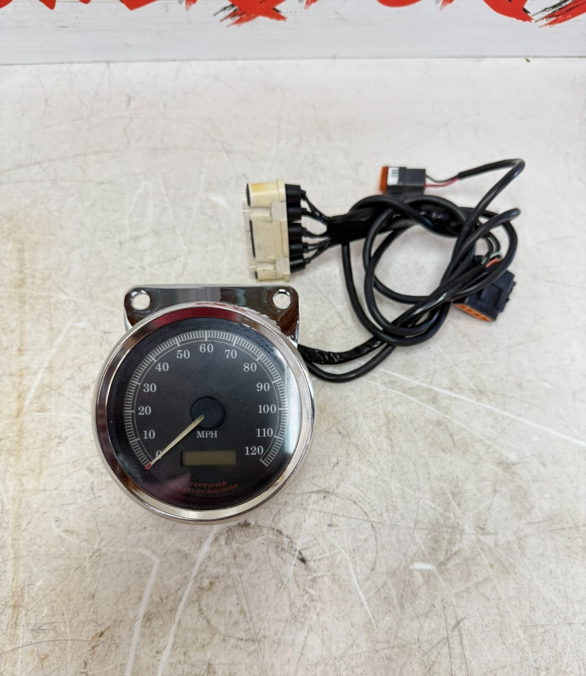 2003 Harley Davidson Sportster Speedo Speedometer Gauges Indicator Set 9k Miles