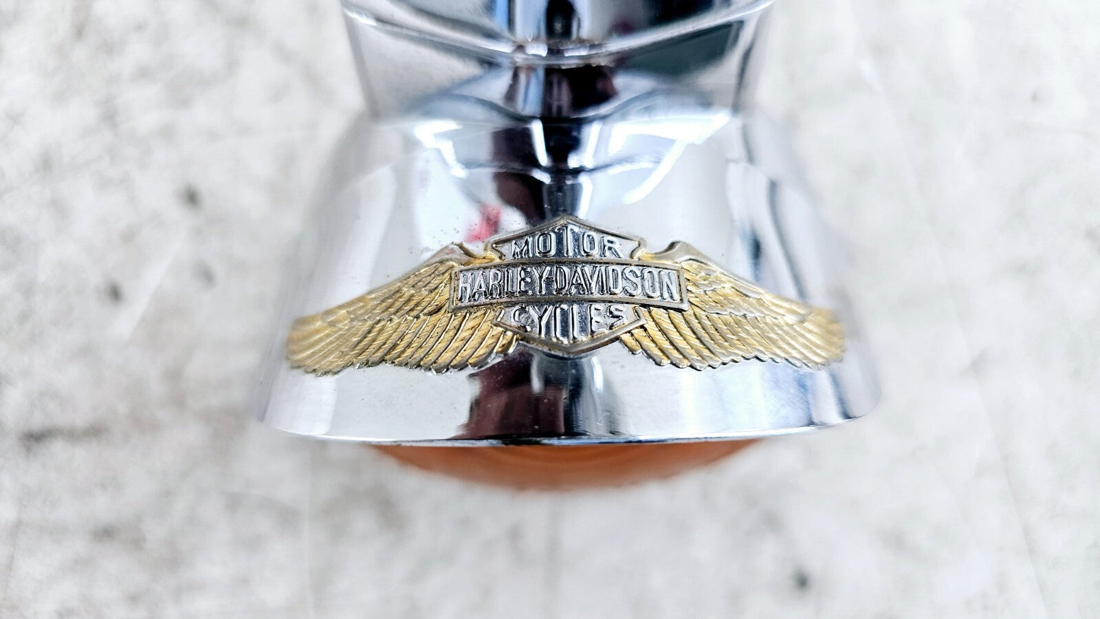 1998 HARLEY FLH ELECTRA GLIDE Fog Highway Turn Signal Light Chrome Housing Eagle