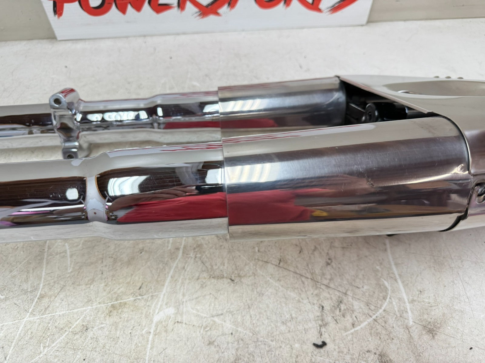 1997 HARLEY DAVIDSON SOFTAIL Chrome Front End Forks Triple Tree Lowers 41mm 