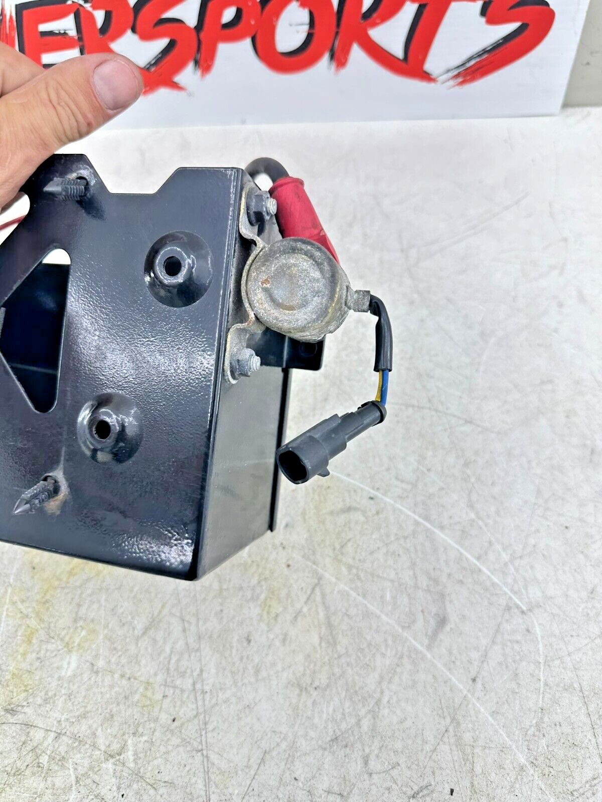 2005 Victory Kingpin Battery Tray Box + Starter Solenoid