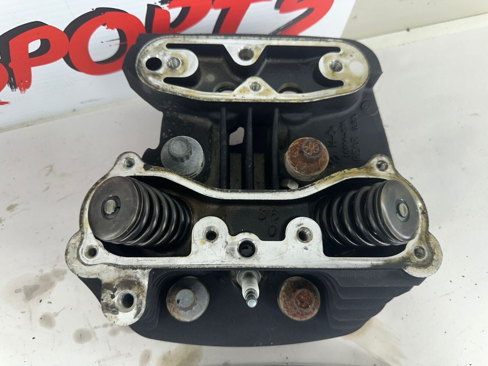 2003 Harley Davidson Sportster Front Rear Cylinder Heads + Rocker Box
