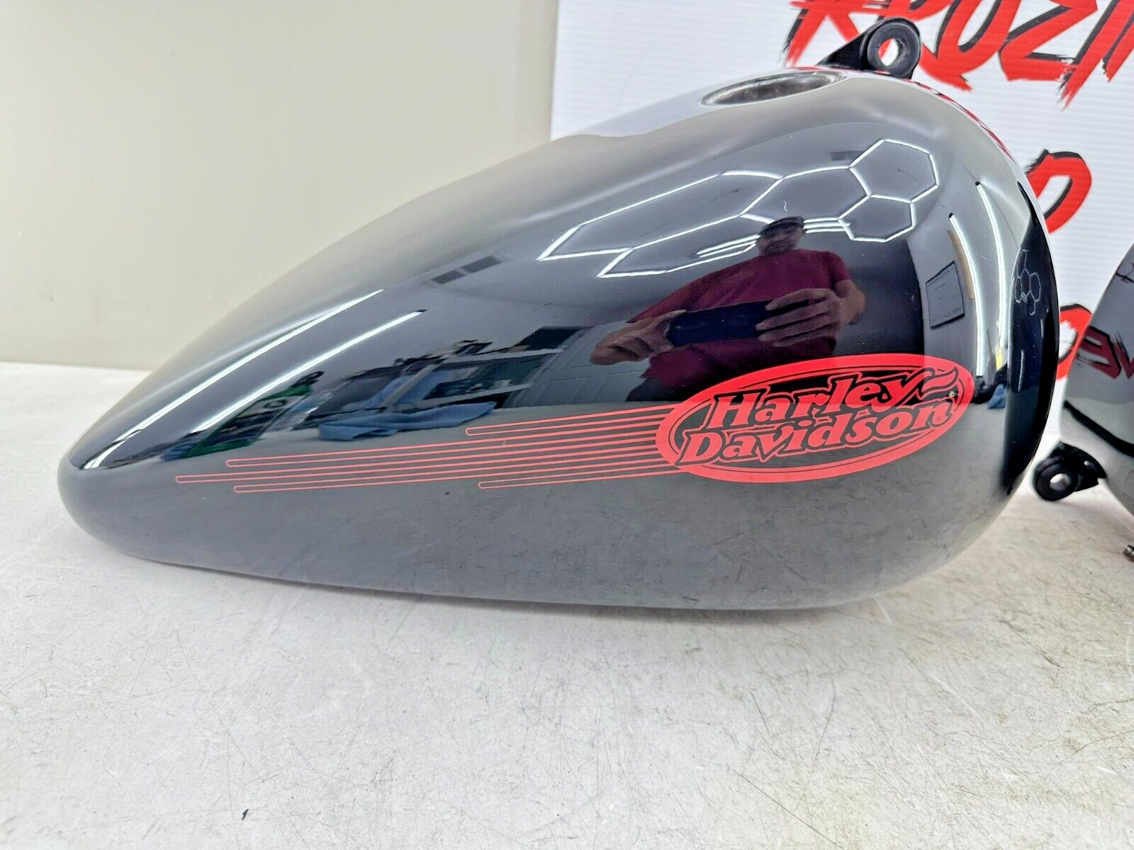 1999 HARLEY SOFTAIL OEM HD Split Gas Fuel Tank Set Beautiful!! 5.2 Gallon 