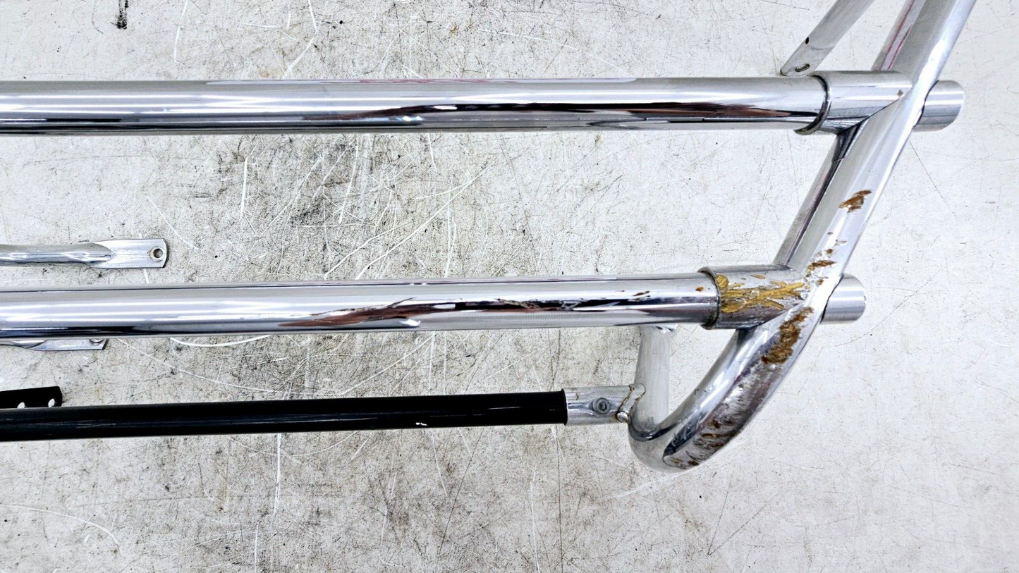 1994 HARLEY FLH ELECTRA GLIDE Chrome Right Saddlebag Bumper Guard Muffler Hanger