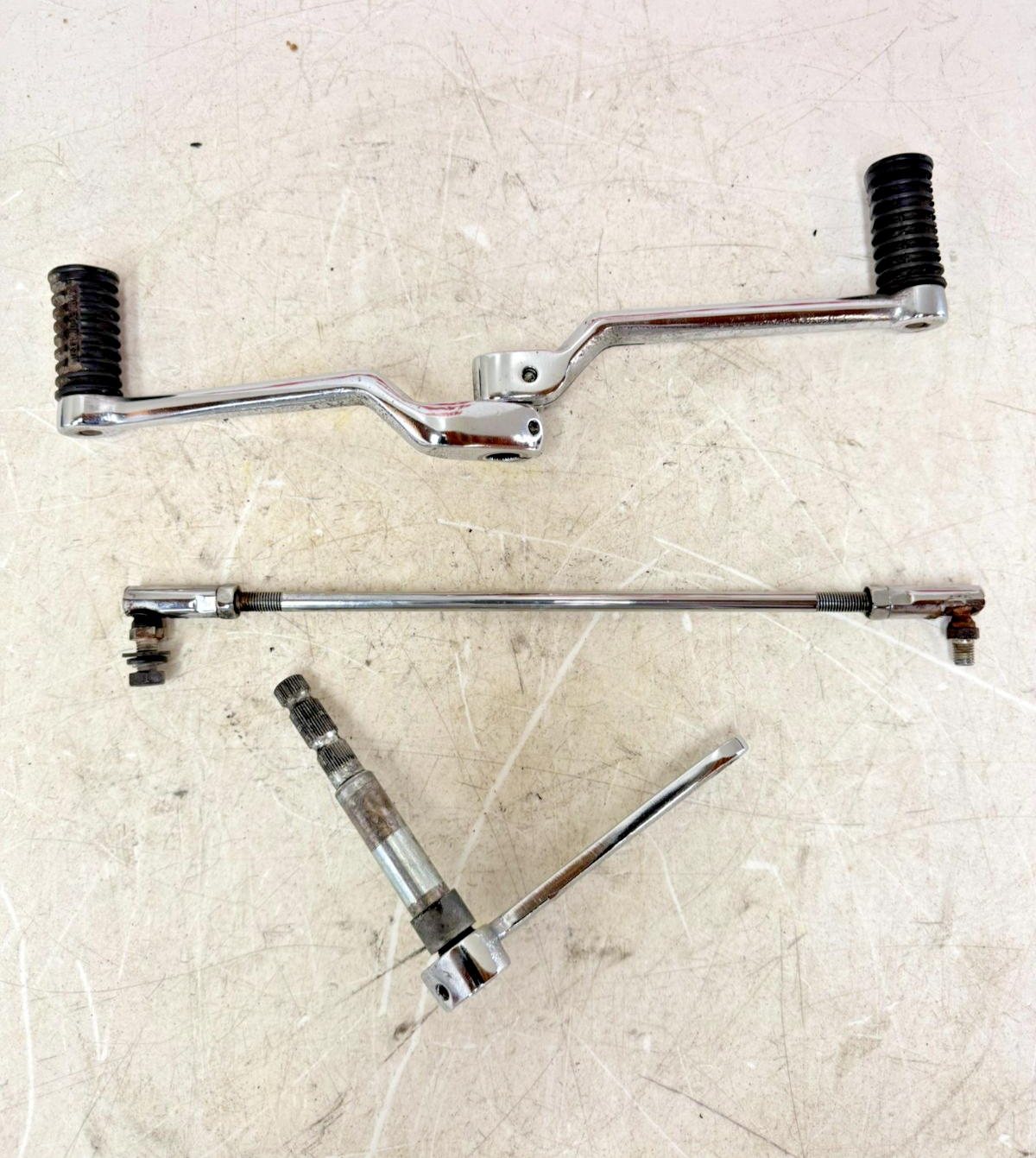 1995 HARLEY FLH ELECTRA GLIDE Heal Toe Gear Shifter Shift Lever & Rod Linkage