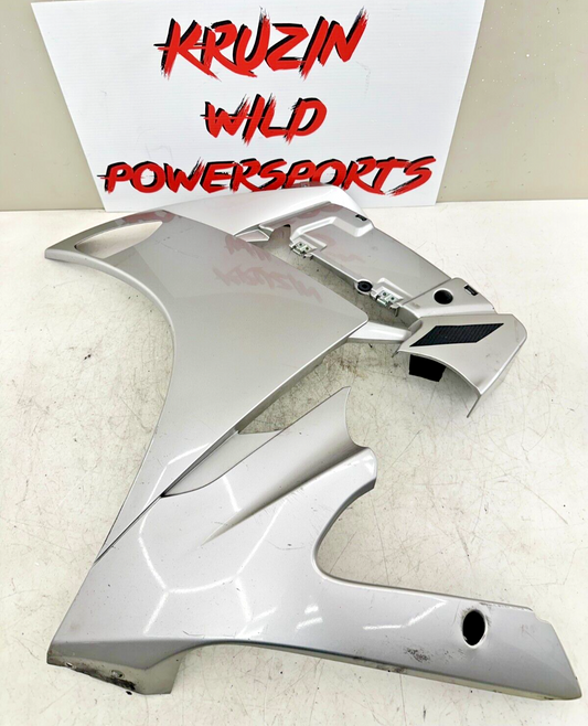 06-12 YAMAHA FJR 1300 Left Side Fairing Cowl Panel Clear