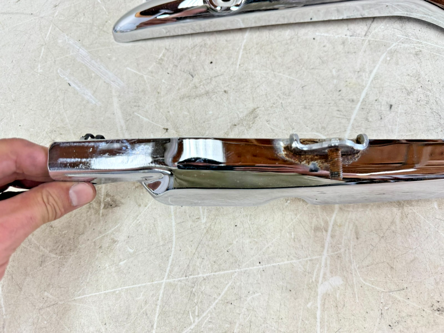 2001 HONDA VALKYRIE INTERSTATE Rear Fender Frame Bar Trunk Bracket Chrome