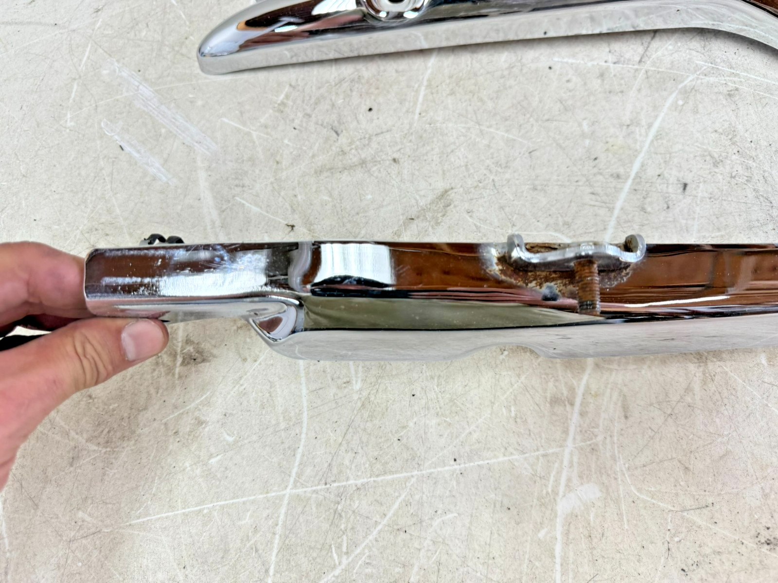 2001 HONDA VALKYRIE INTERSTATE Rear Fender Frame Bar Trunk Bracket Chrome