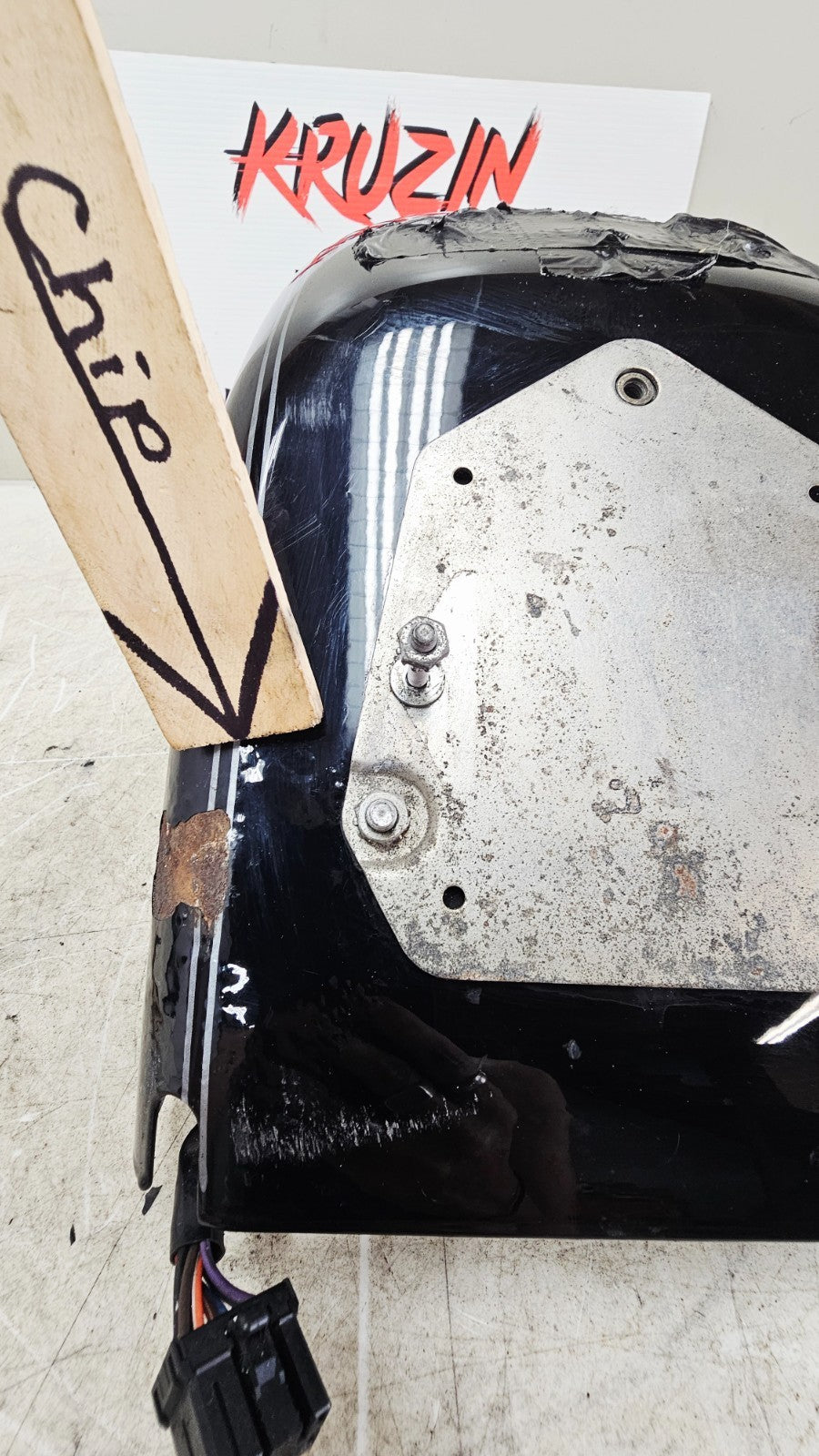 2000 HARLEY SOFTAIL DEUCE OEM HD Rear Wheel Fender