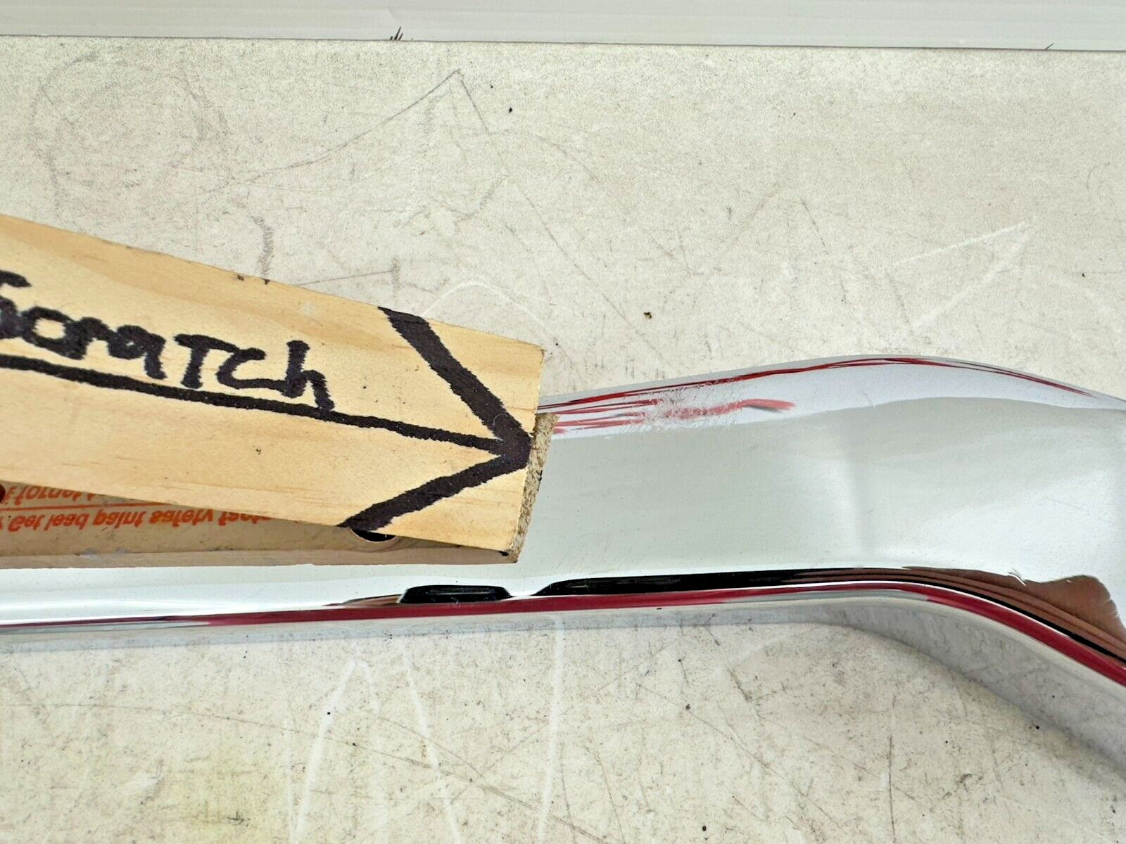 1999 HARLEY DYNA OEM HD Chrome Rear Fender Frame Strut Arm Bars