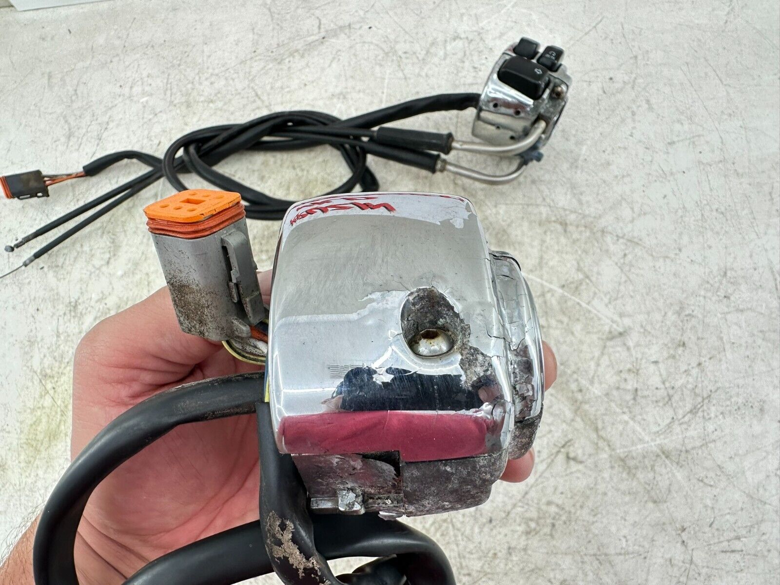 2002 HARLEY SOFTAIL Right Left hand Controls Switch + Throttle Cable