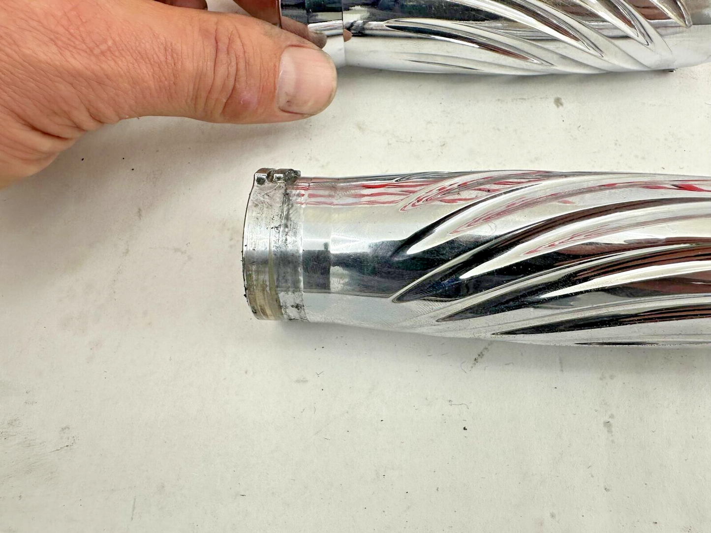 1995 HARLEY DAVIDSON DYNA SOFTAIL SPORTSTER  Chrome Grips Right Left