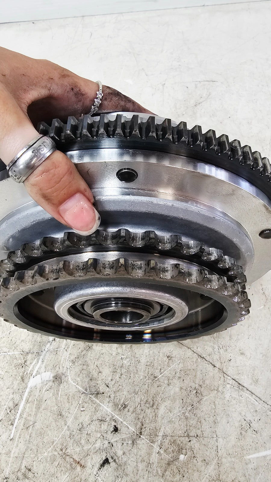 2002 HARLEY SOFTAIL Primary Clutch Chain Compensator Jackshaft Gear