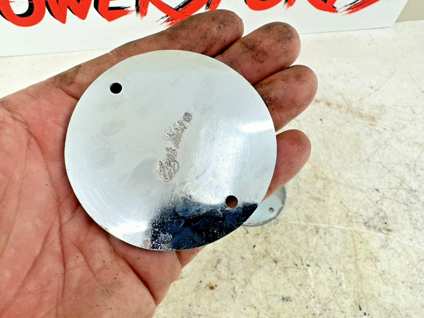 1997 HARLEY DYNA Live To Ride Nose Cone Cam Cover Filler Panel