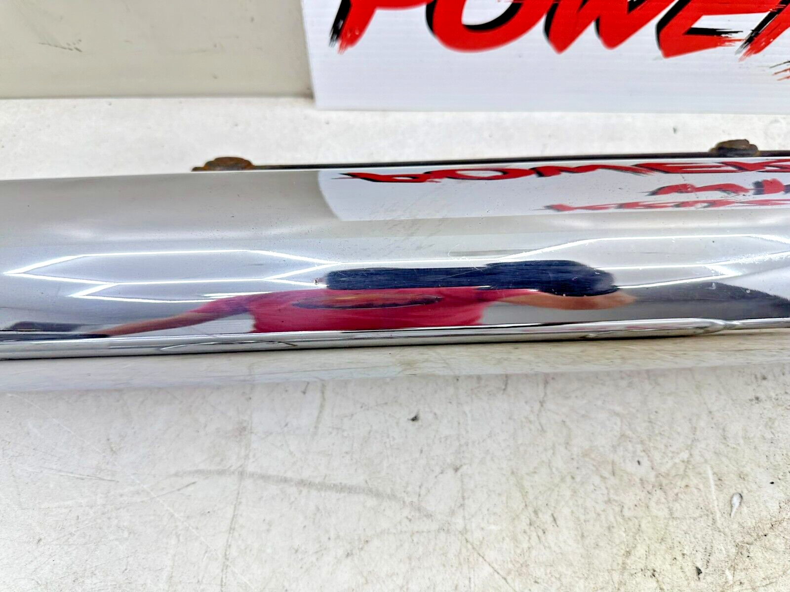 1995 HARLEY SOFTAIL Chrome Fish Tail Dual Exhaust System Header Muffler