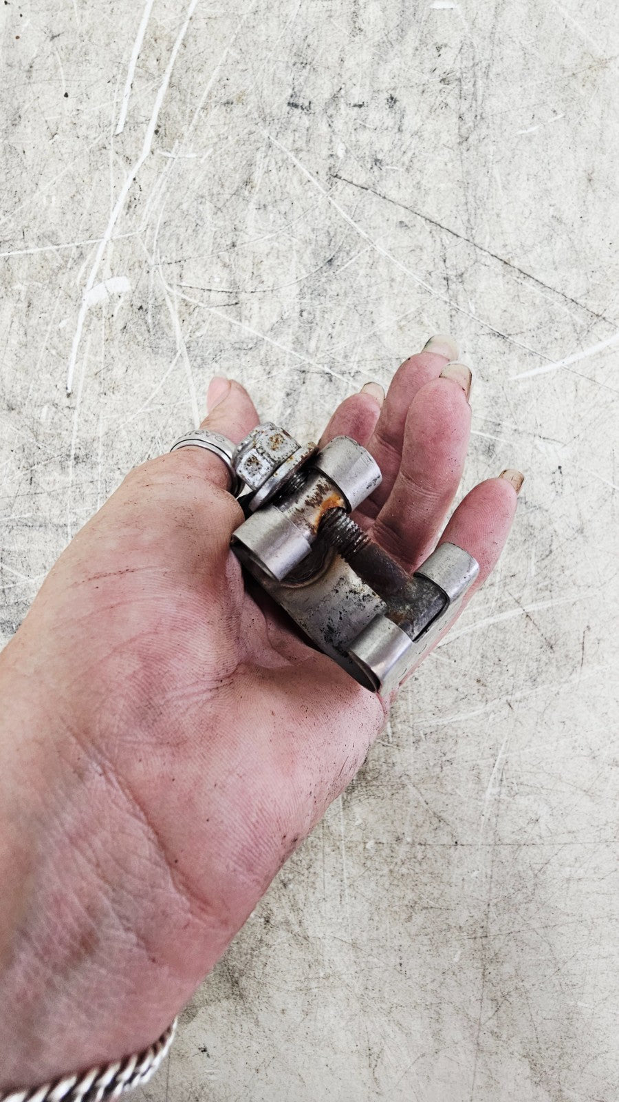 2001 Harley Davidson Sportster Windshield Quick Release Docking Hardware