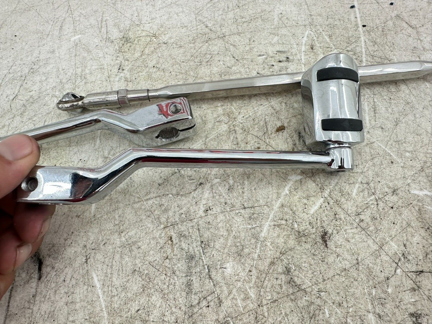 2007 Harley Electra Glide CVO Chrome Heal Toe Shifter Shift Shaft + Linkage