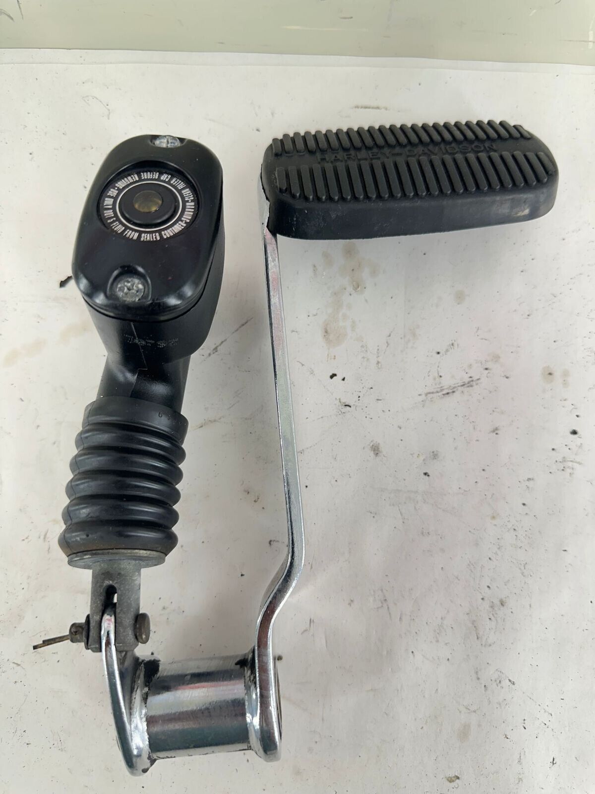 2000 HARLEY FLH ELECTRA GLIDE Rear Brake Pedal + Master Cylinder