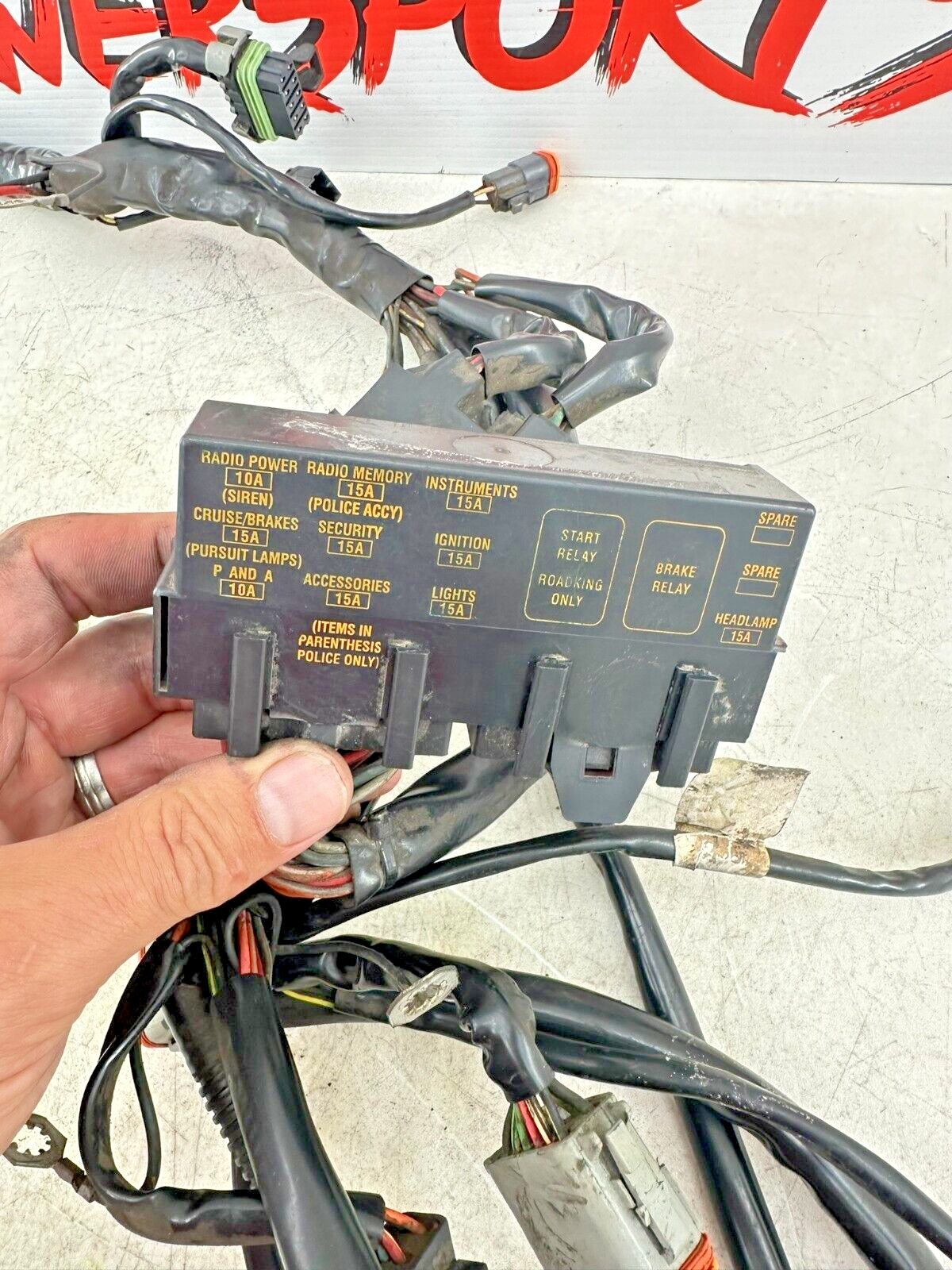 2003 HARLEY ELECTRA GLIDE classic Main Wire Wiring + Radio Stereo Harness Loom