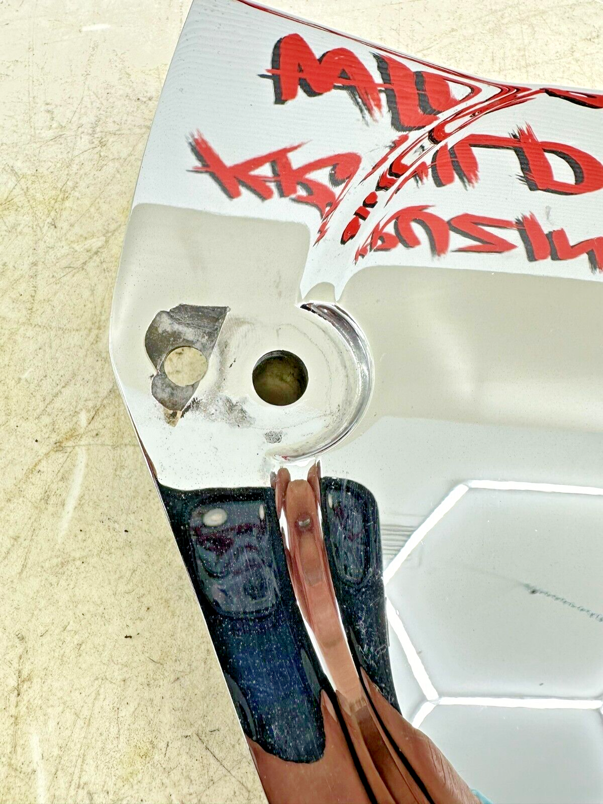 2004 UP HARLEY DAVIDSON SPORTSTER Chrome Right Engine Motor Sprocket Cover Case