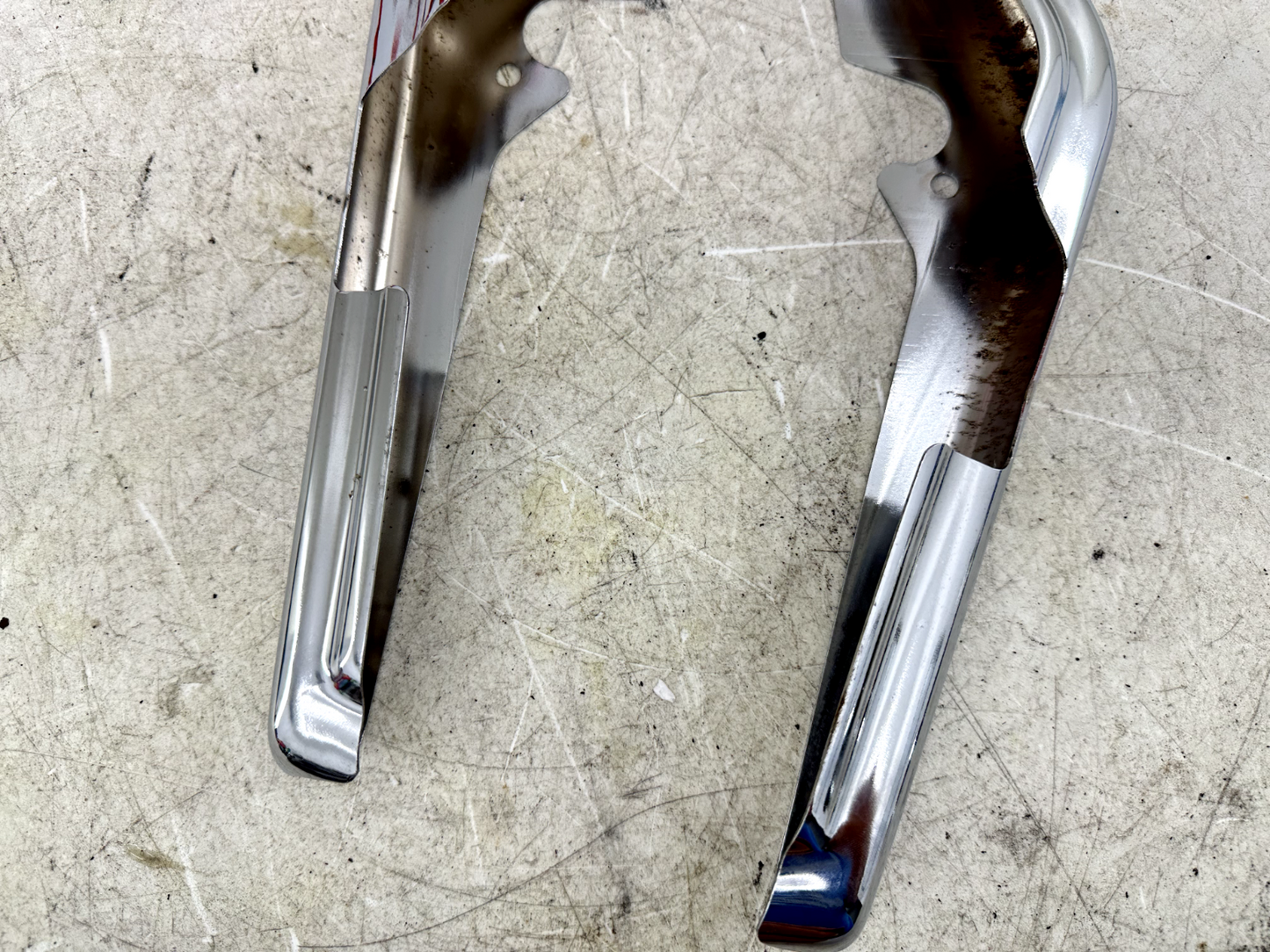 2003 HARLEY ELECTRA GLIDE classic Chrome Rear Fender Frame Strut Arm Bar Cover