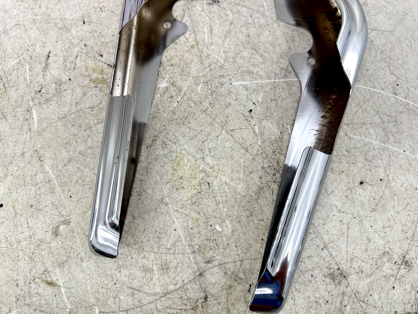 2003 HARLEY ELECTRA GLIDE classic Chrome Rear Fender Frame Strut Arm Bar Cover