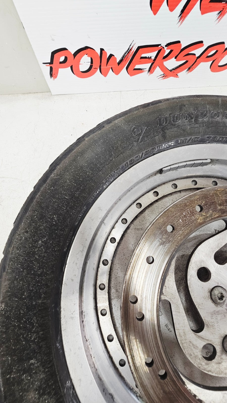 2001 Harley Davidson Sportster Solid Rear Wheel Rim 3/4 Axle 16x3