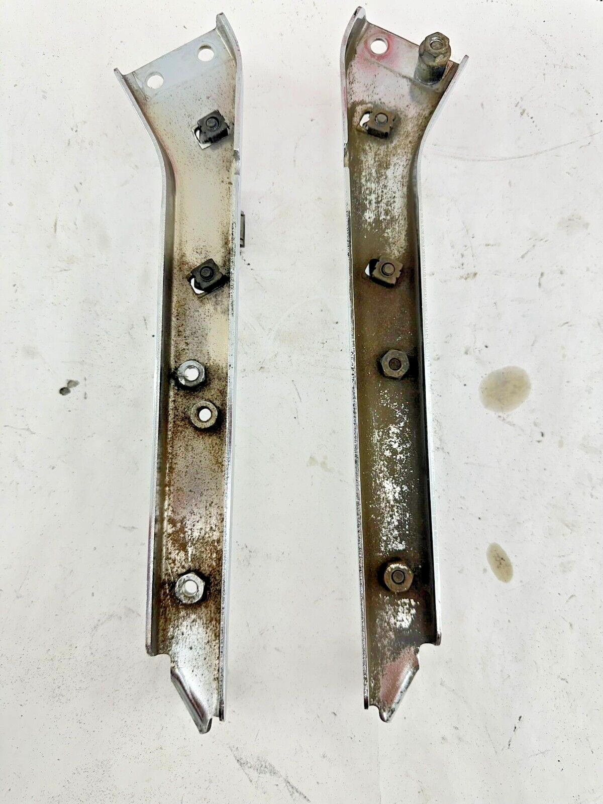 1990 HARLEY ELECTRA TOUR GLIDE Chrome Saddlebag Mounting Bars Frame