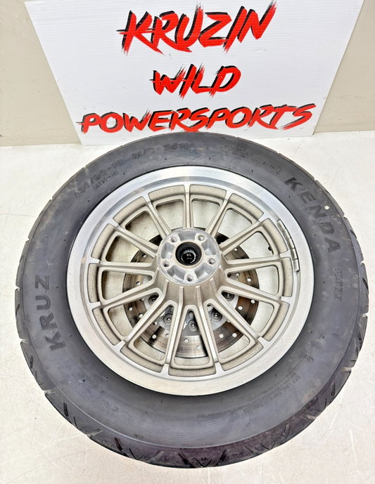 1997 Harley Davidson Sportster Rear Wheel Rim Tire Brake Rotor 13 Spoke 16x3.00