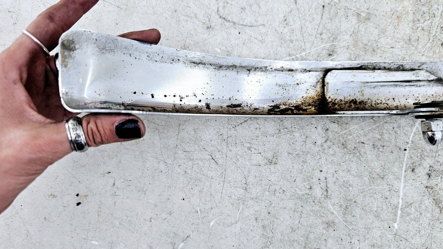 1999 HARLEY SOFTAIL Chrome Upper Belt Cover Guard + Black Lower