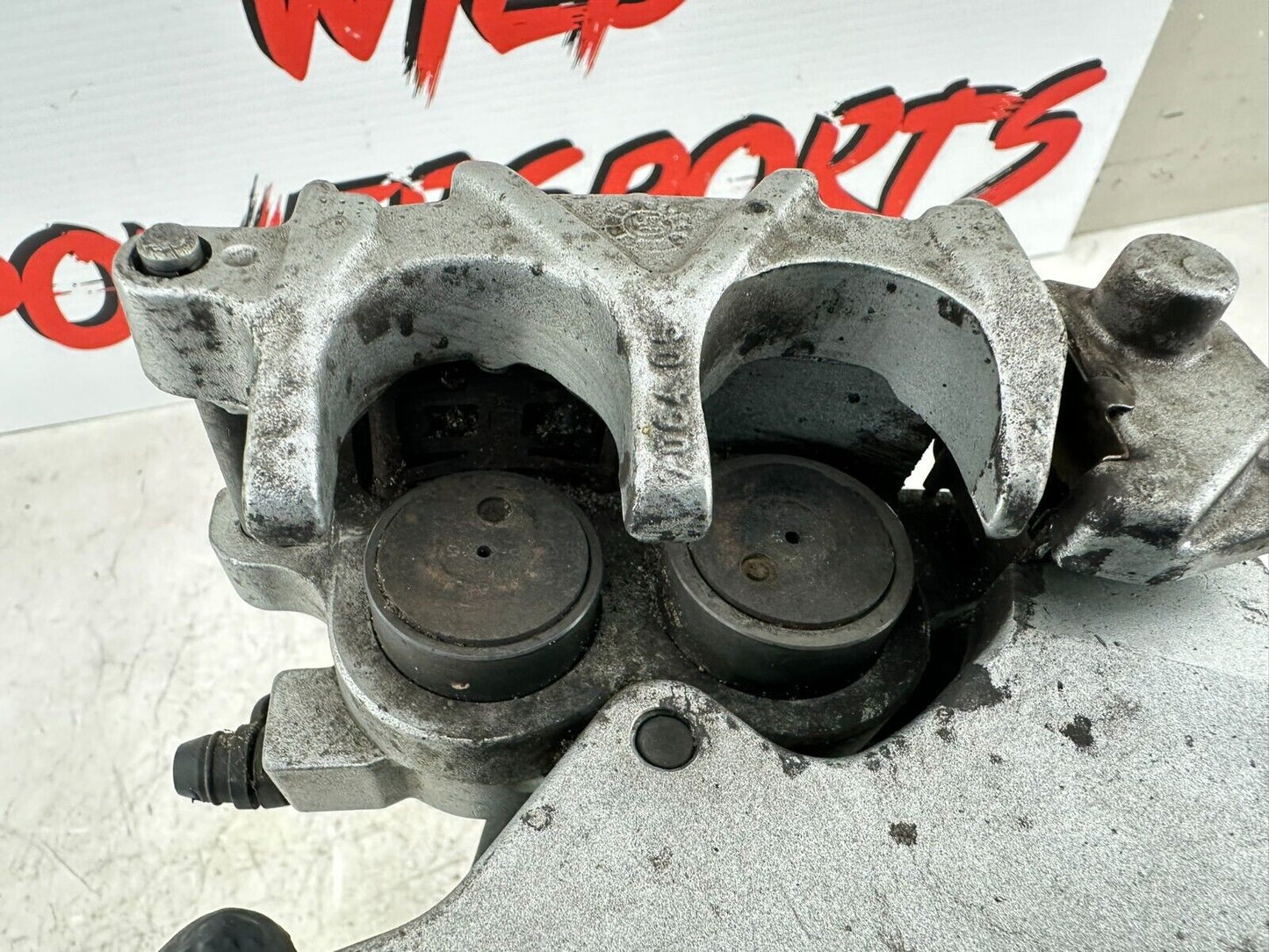 2006 Victory Kingpin Rear Brake Caliper + Mounting Bracket Brembo