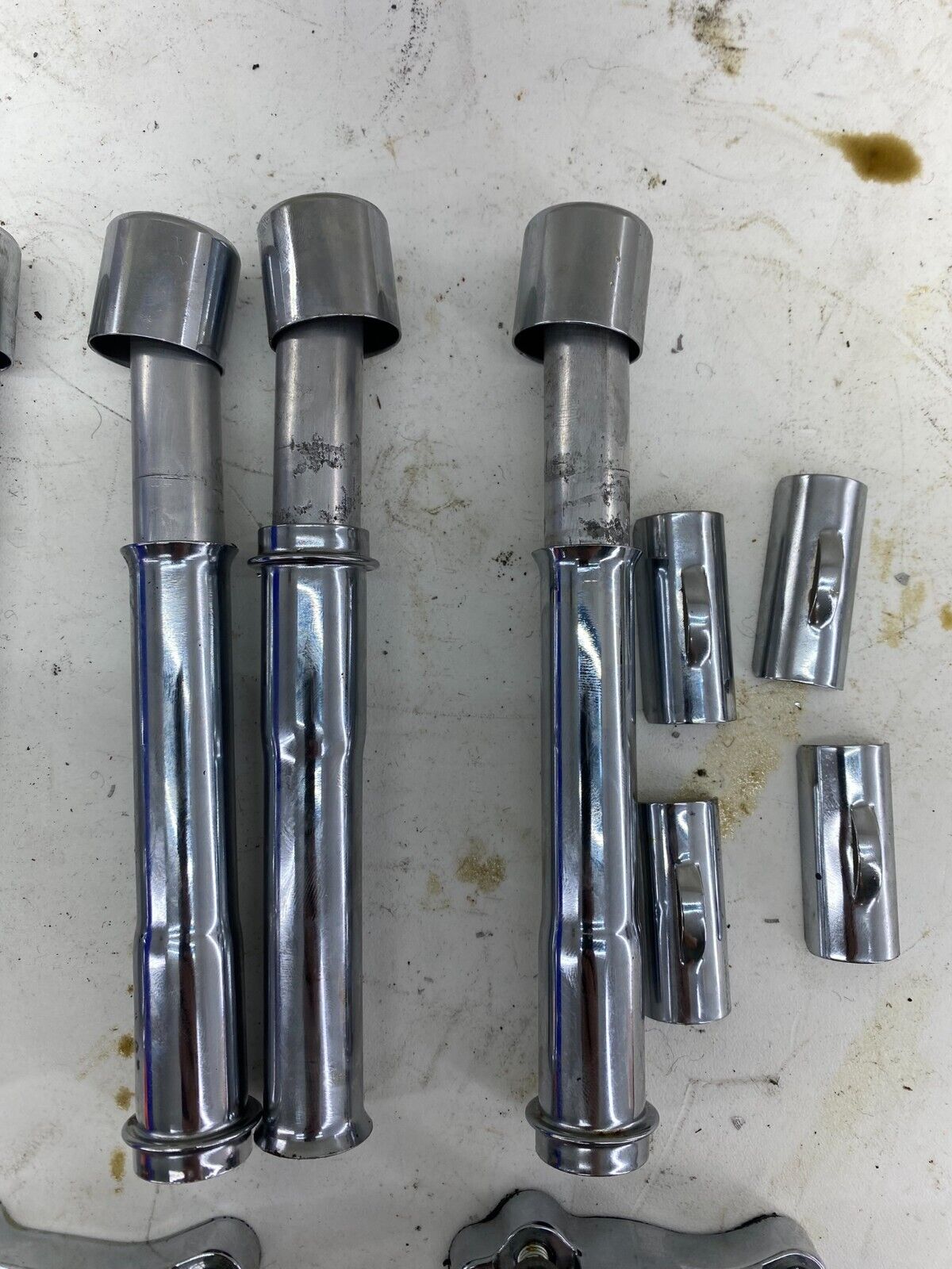 2008 Harley Davidson TWIN CAM Chrome Pushrod Covers And Base Plate