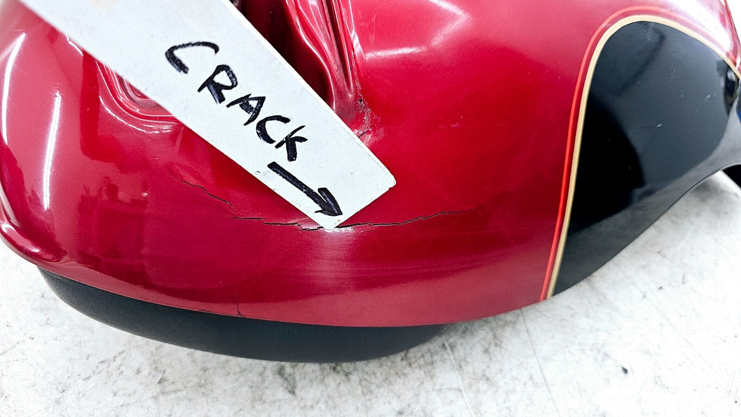 1998 HARLEY FLH ELECTRA GLIDE Right Lower Leg Fairing COWL PANEL RED BLACK OEM