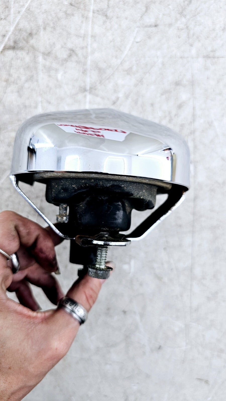 1995 HARLEY DYNA CONVERTIBLE Horn + Chrome Cover