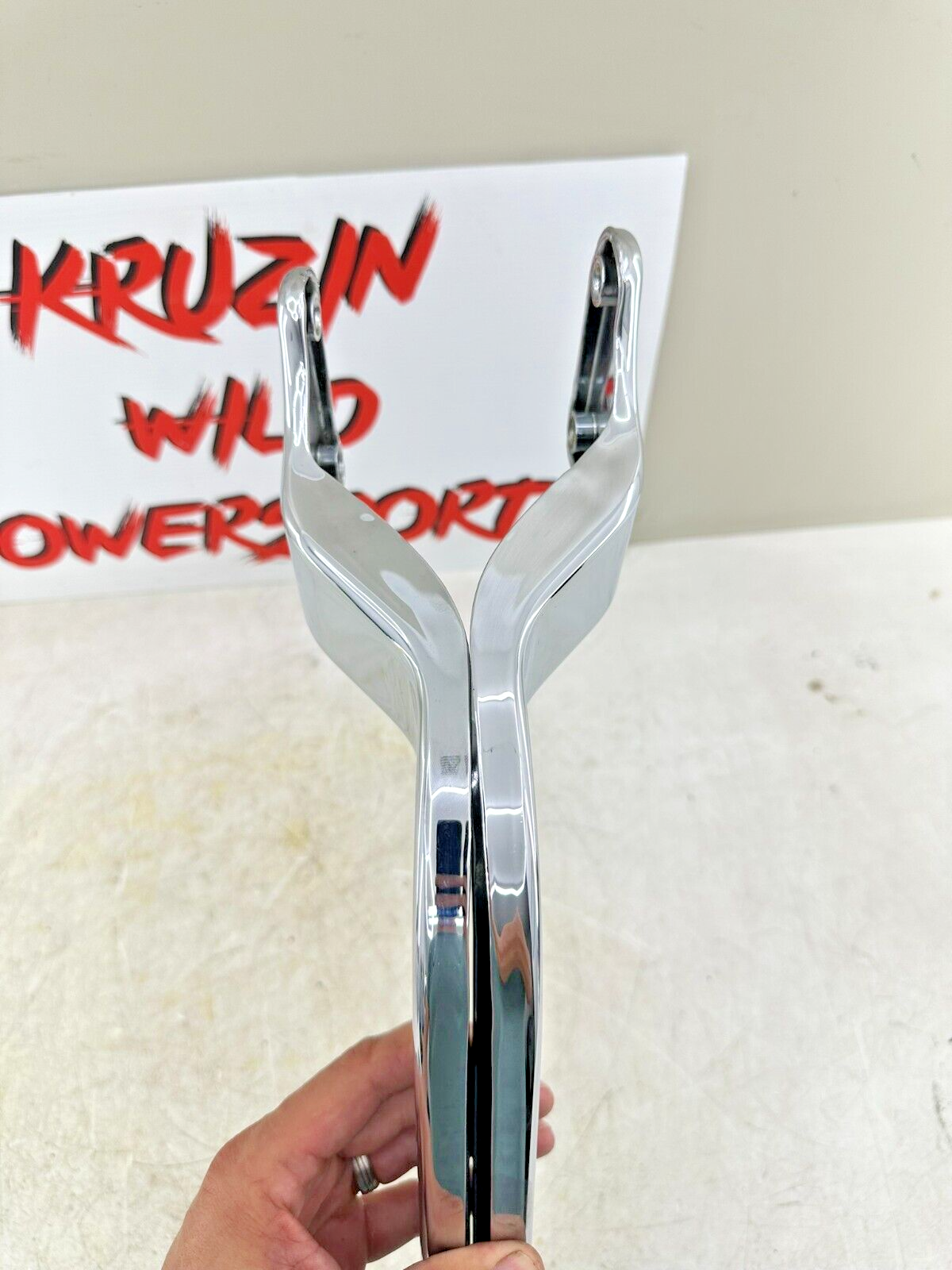 1999 HARLEY SOFTAIL Chrome Rear Fender Frame Strut Arm Bars