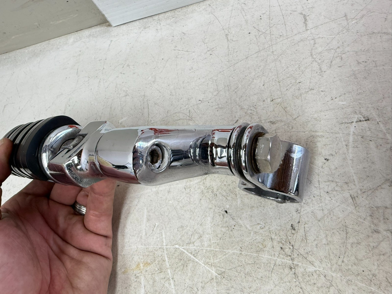 2003 HARLEY ELECTRA GLIDE Chrome Highway Foot Pegs Foot Rest OEM HD