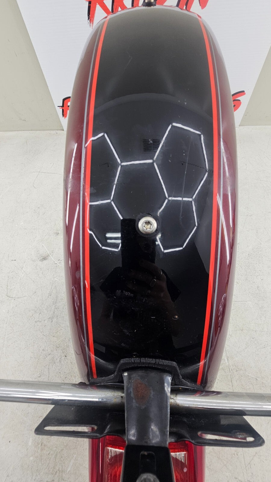 2000 Harley Davidson Sportster Rear Fender Brake Light Turn Signal Bar