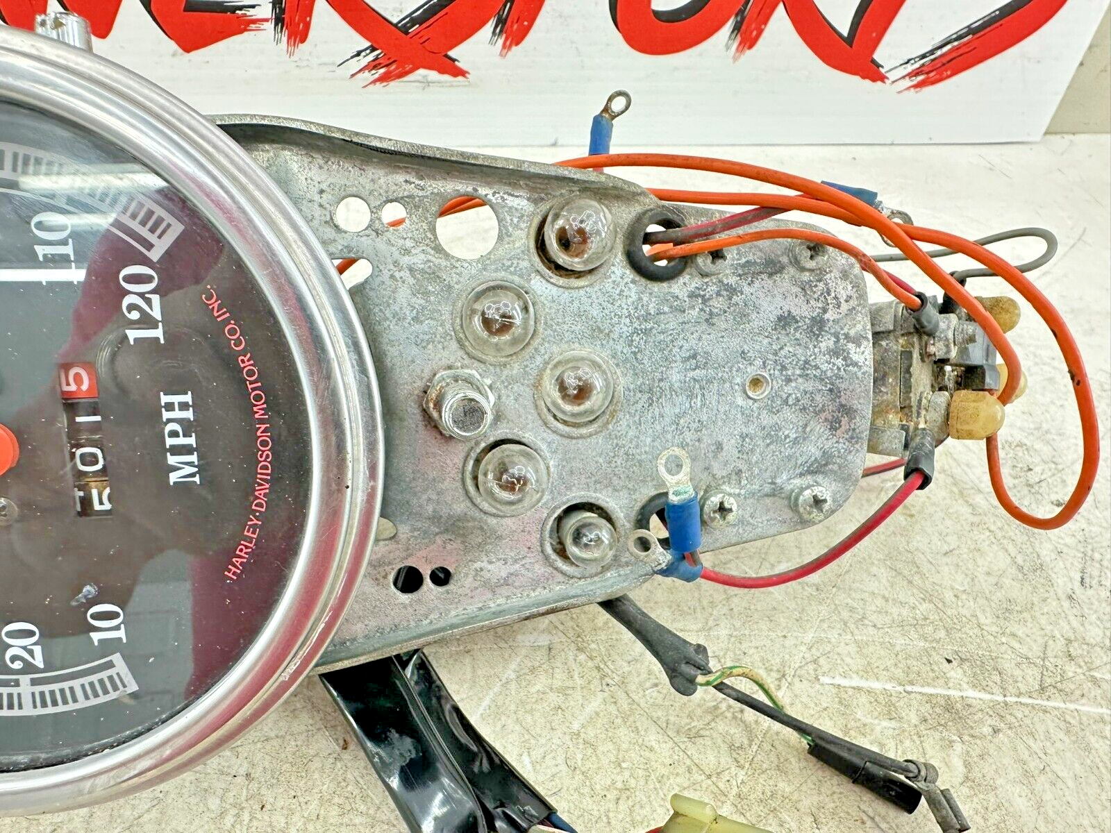 1995 HARLEY SOFTAIL 95 Older Speedometer Speedo