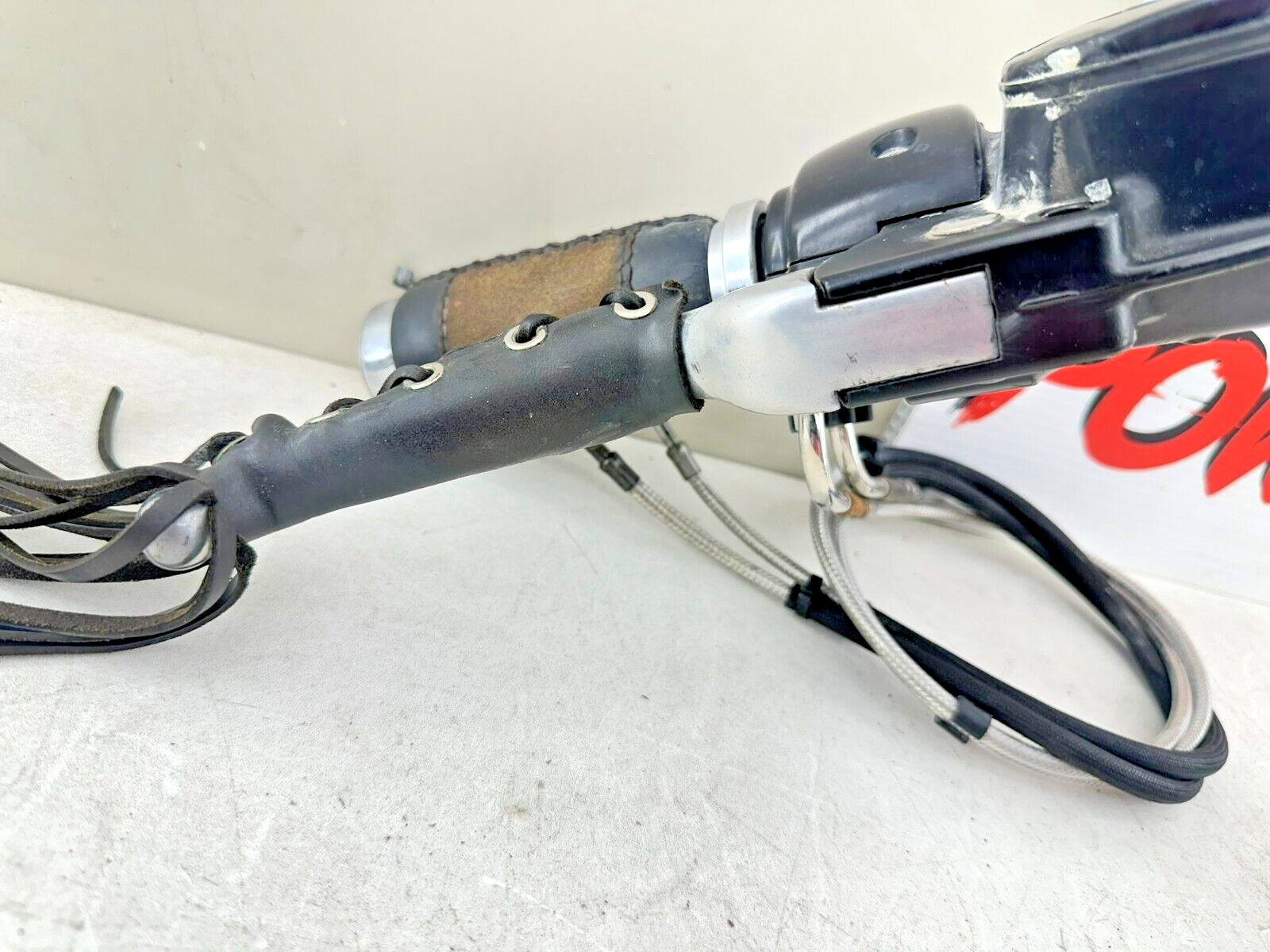 2002 HARLEY DYNA LOW RIDER Mini Apes Handlebars Hidden Wires Throttle + Clutch