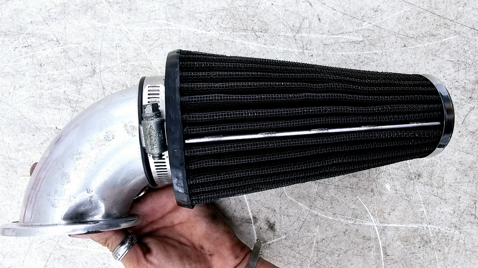 1988 HARLEY SOFTAIL K&N Cone Air Cleaner Filter Intake Black