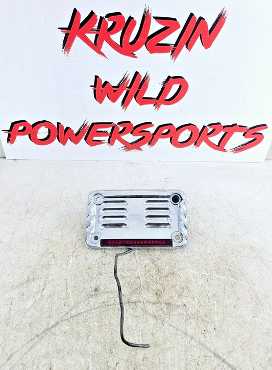 1999 HARLEY DYNA CONVERTIBLE Chrome Rear License Plate Mounting Backing Plate