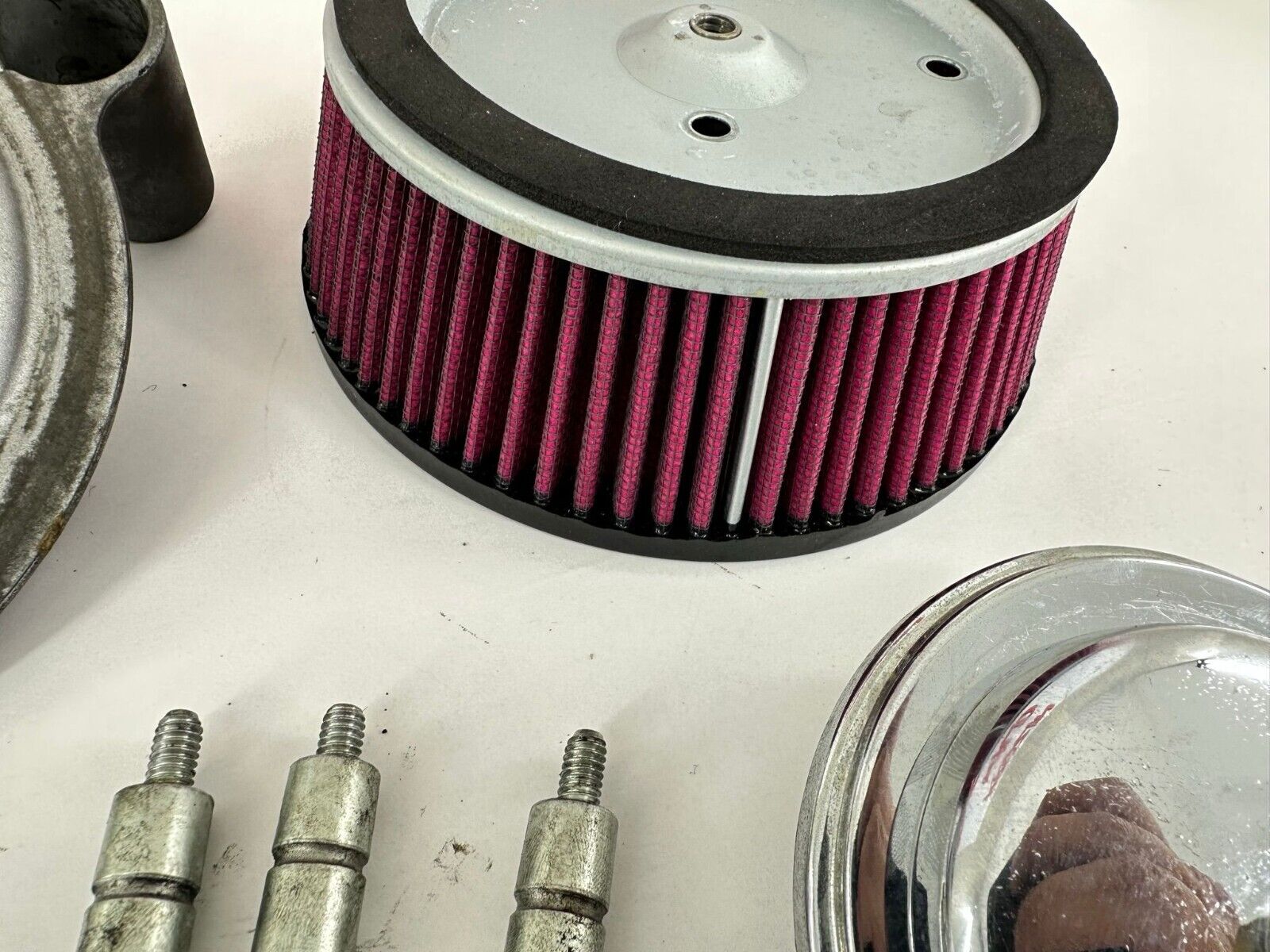 2005 HARLEY DAVIDSON SOFTAIL Air Filter + Backing Plate + Hardware