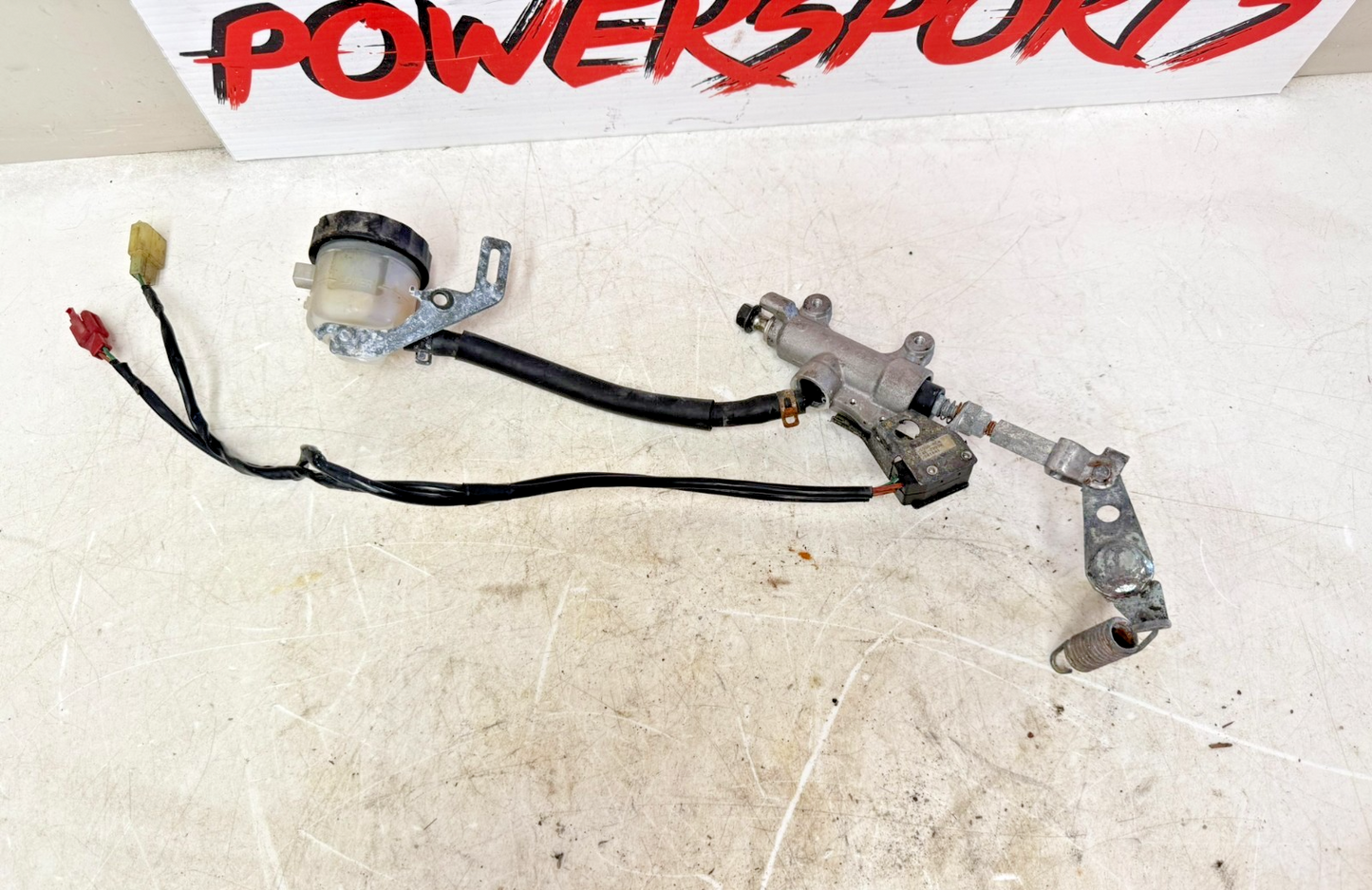 2002 Honda Goldwing GL1800 Rear Brake Master Cylinder & Reservoir Tank