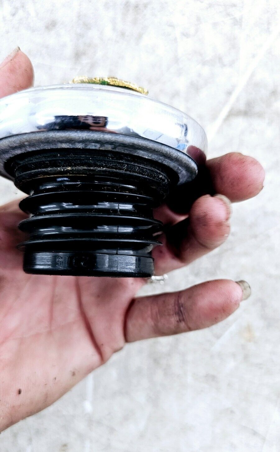1995 HARLEY DYNA CONVERTIBLE Gas Cap OEM Live To Ride
