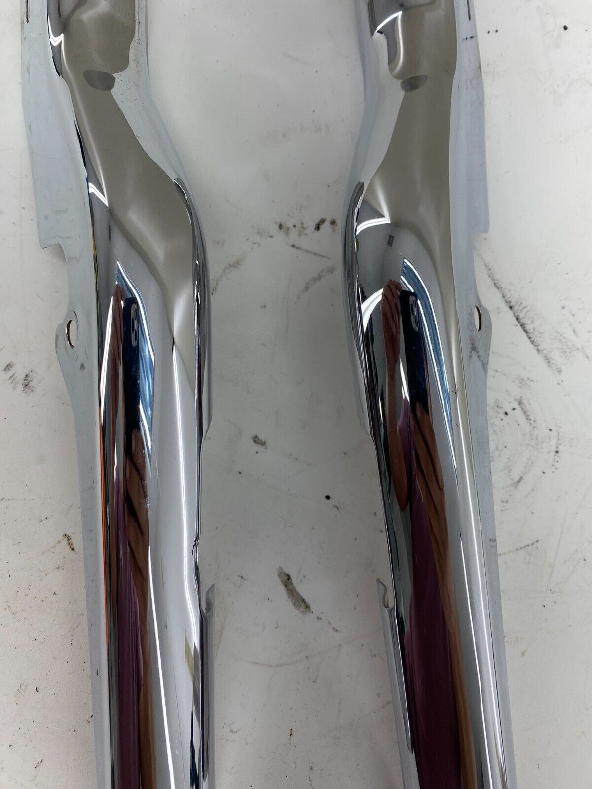 2008 Harley Davidson Electra Glide Chrome Rear Frame Strut Arm Covers