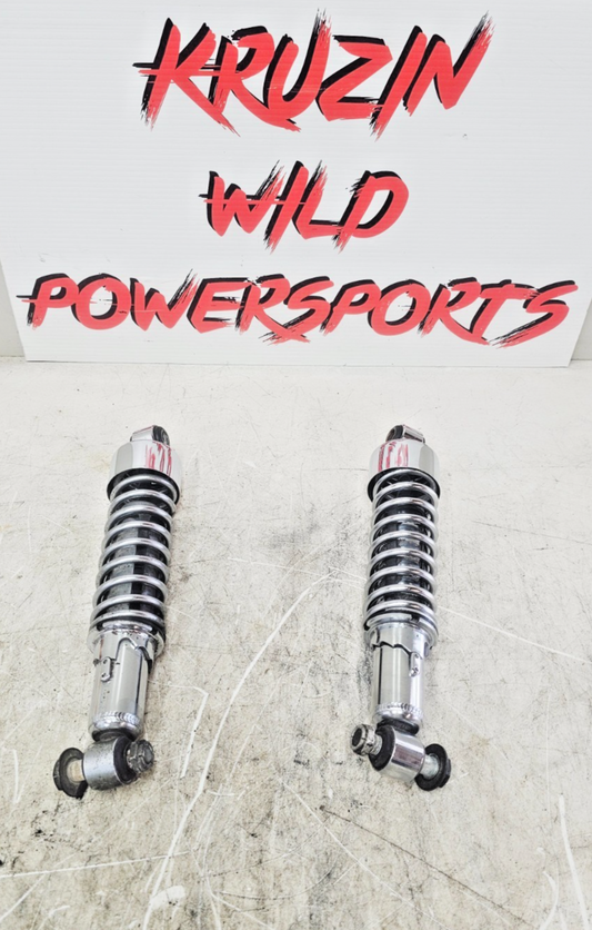 2001 Harley Davidson Sportster Rear Shocks Suspension Chrome OEM