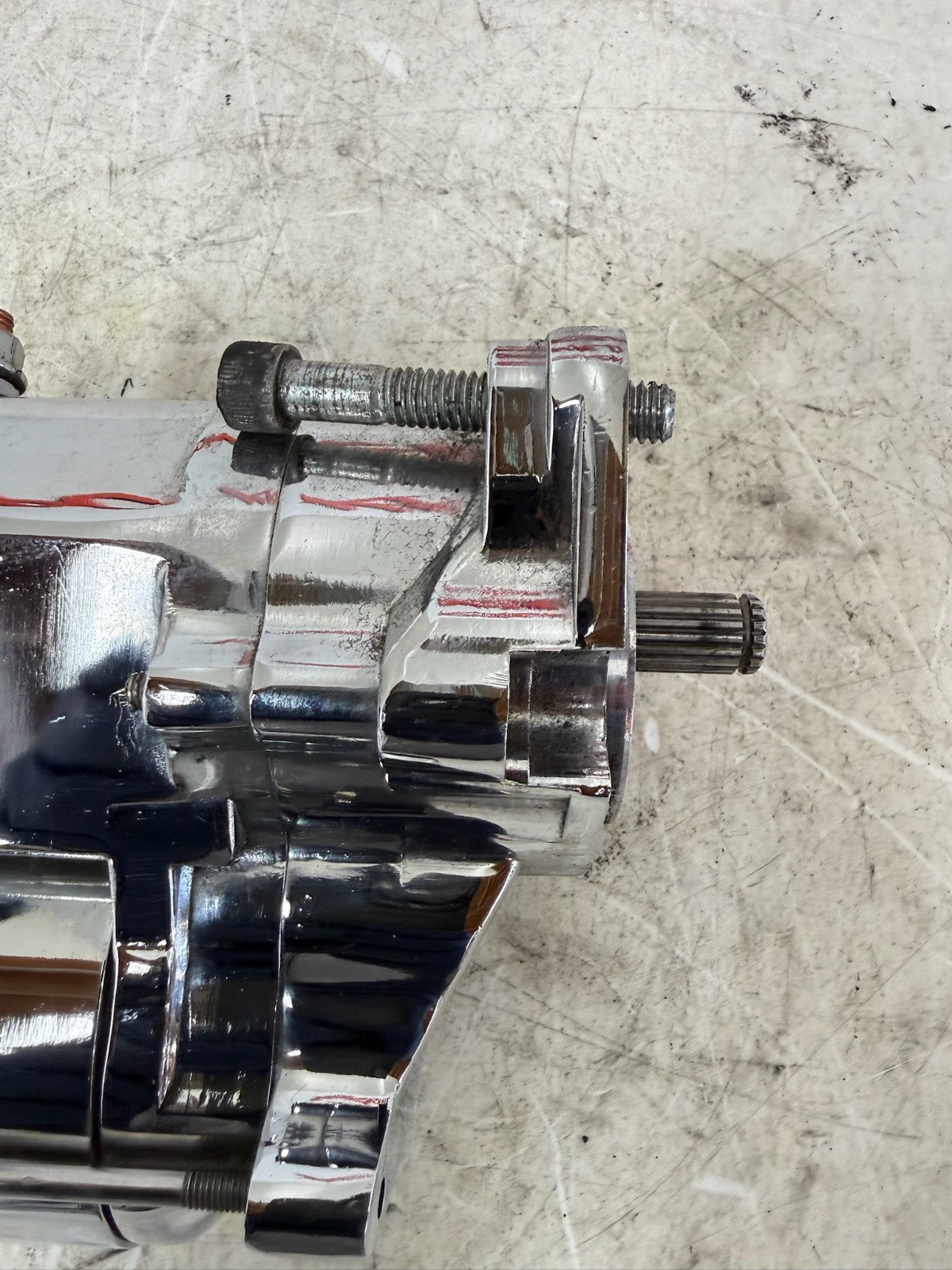 1995 HARLEY FLH ELECTRA GLIDE Engine Starter Motor Chrome