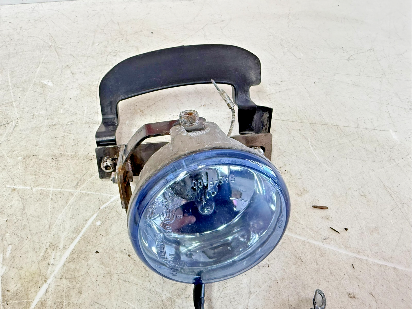 2002 Honda Goldwing GL1800 Fog Light Lamp Right Left Blue Lens w/ Mount Bracket