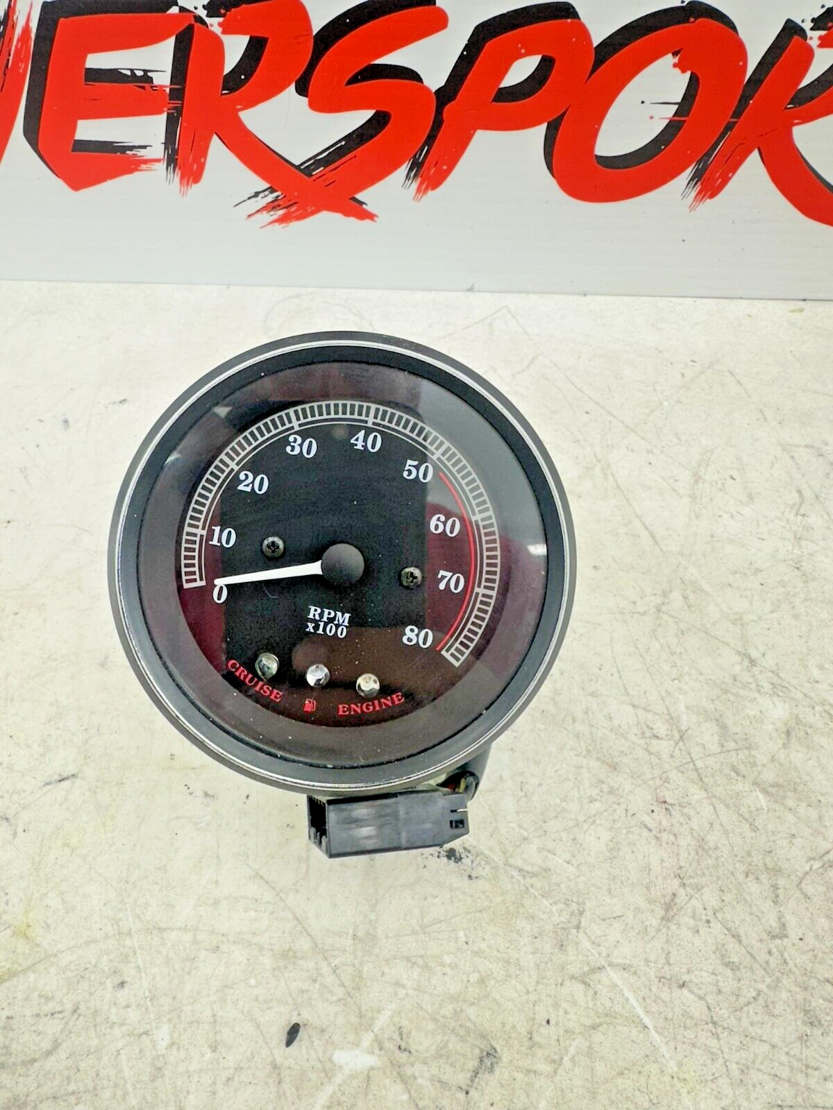 1999 HARLEY FLH ELECTRA GLIDE RPM TACHOMETER TACH GAUGE BLACK