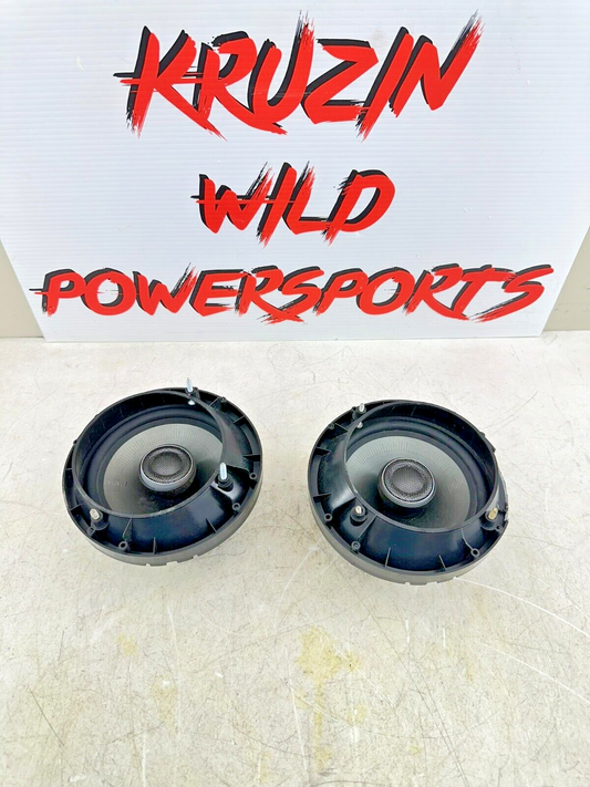 2003 HARLEY ELECTRA GLIDE classic Polk Audio 6.5" MM1 Front Speakers W/ Adapter